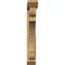 Ekena Millwork Olympic Slat Rough Sawn Bracket w/ Offset Brace, Western Red Cedar, 6"W x 34"D x 42"H BKT0604X34X42OLY06RWR - alternate 2